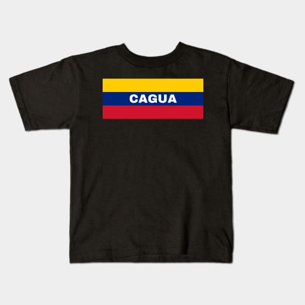 Cagua City in Venezuelan Flag Colors Kids T-Shirt by aybe7elf